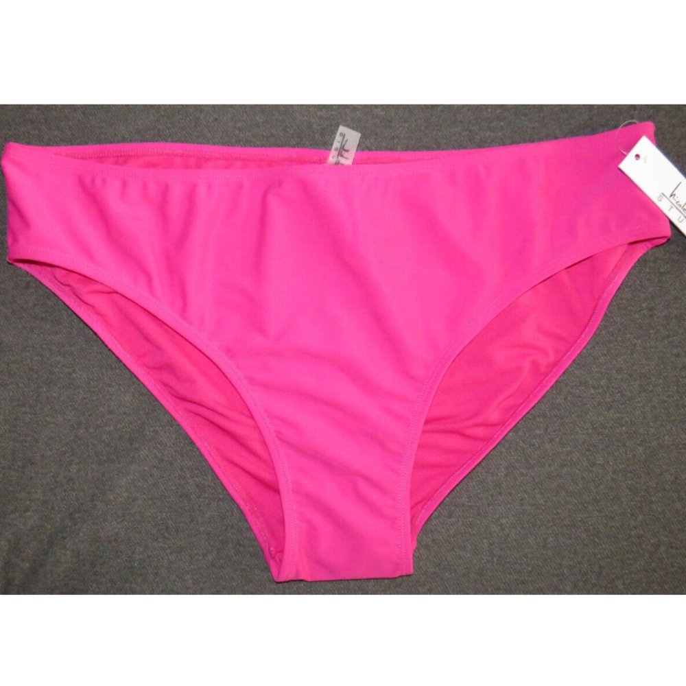 Fuchsia Bikini Swimsuit Bottom - Picture 1 of 7